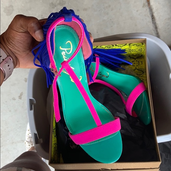 Color block sandal - Picture 3 of 4